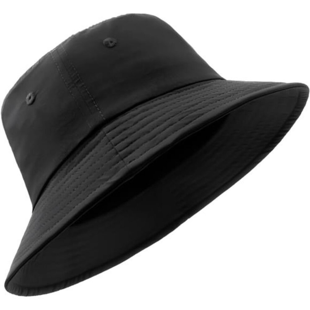 Oversize XXL Quick Dry Bucket Sun Hat,Water Repellent Fisherman Hats,Lightweight